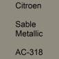 Preview: Citroen, Sable Metallic, AC-318.